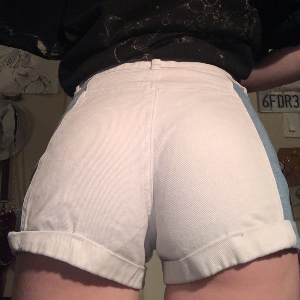 Blue and white pacsun shorts